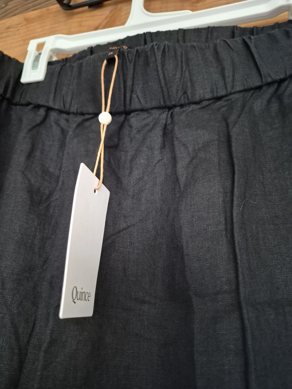 NWT QUINCE 100% European Linen Maxi Skirt